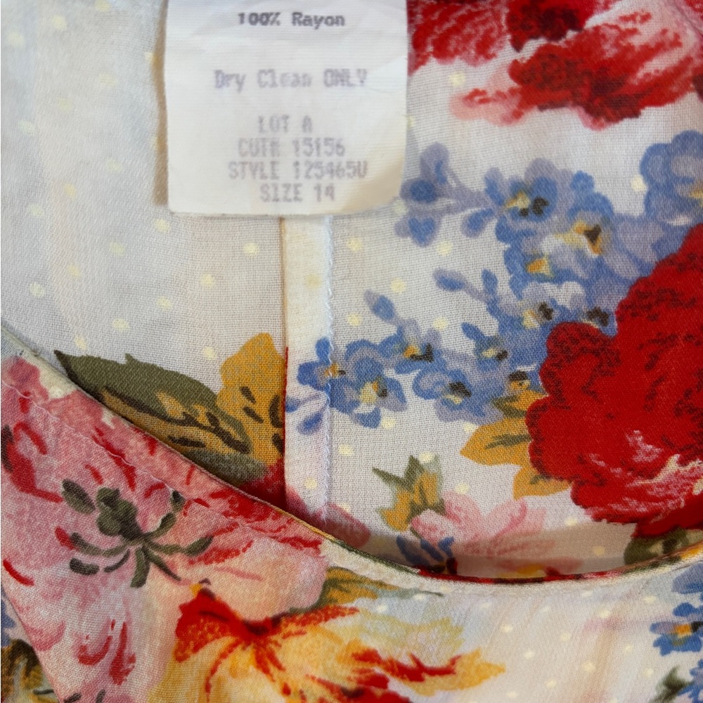 Beautiful Carole Little Classic 3/4 Sleeve Floral 2 piece outfit - Picture 11 of 11